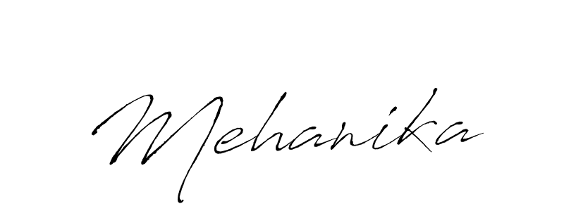 Create a beautiful signature design for name Mehanika. With this signature (Antro_Vectra) fonts, you can make a handwritten signature for free. Mehanika signature style 6 images and pictures png