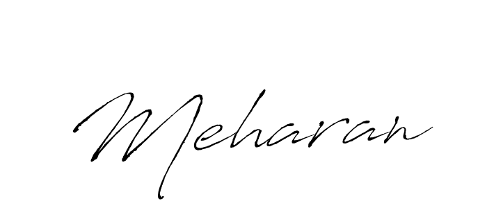 Use a signature maker to create a handwritten signature online. With this signature software, you can design (Antro_Vectra) your own signature for name Meharan. Meharan signature style 6 images and pictures png