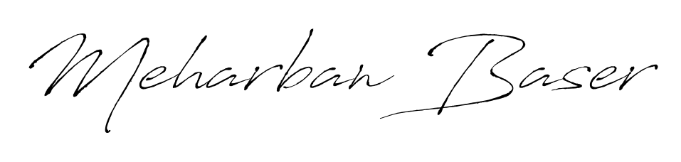 Generate high-definition signature styles for Meharban Baser. The Antro_Vectra typeface ensures crisp legibility and sophisticated design. Meharban Baser signature style 6 images and pictures png