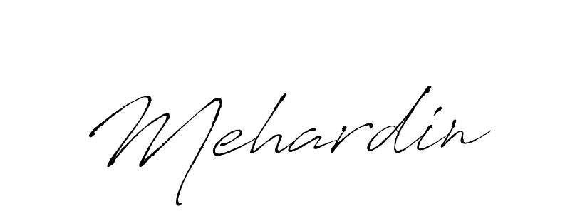 Mehardin stylish signature style. Best Handwritten Sign (Antro_Vectra) for my name. Handwritten Signature Collection Ideas for my name Mehardin. Mehardin signature style 6 images and pictures png