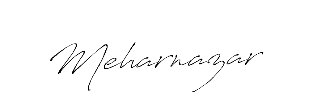 Design your own signature with our free online signature maker. With this signature software, you can create a handwritten (Antro_Vectra) signature for name Meharnazar. Meharnazar signature style 6 images and pictures png