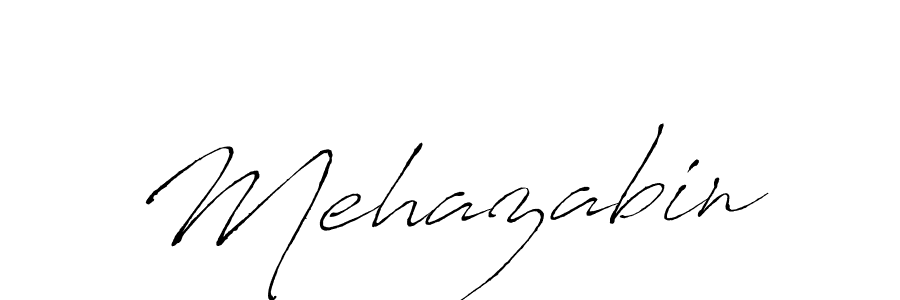 Create a beautiful signature design for name Mehazabin. With this signature (Antro_Vectra) fonts, you can make a handwritten signature for free. Mehazabin signature style 6 images and pictures png