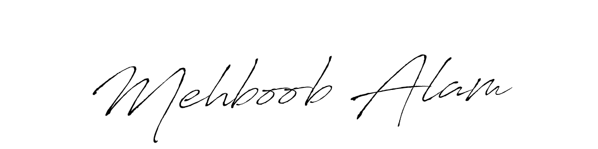Mehboob Alam stylish signature style. Best Handwritten Sign (Antro_Vectra) for my name. Handwritten Signature Collection Ideas for my name Mehboob Alam. Mehboob Alam signature style 6 images and pictures png