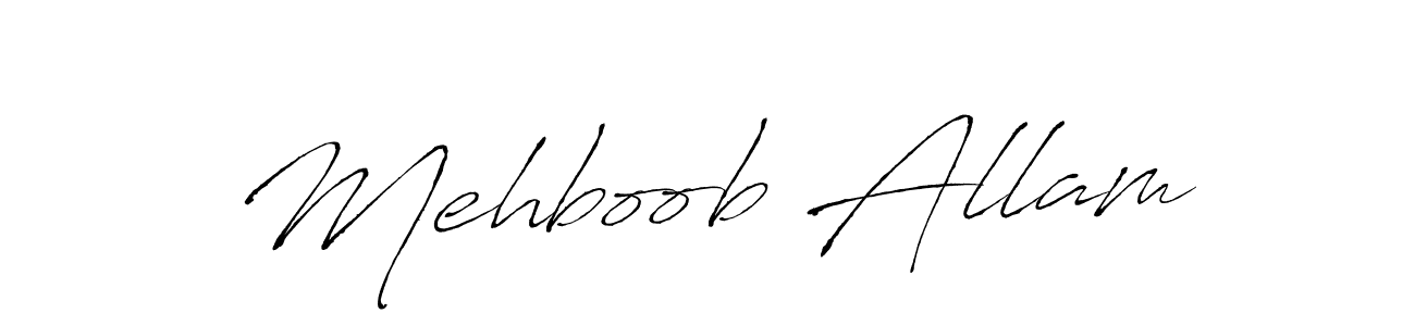 Antro_Vectra is a professional signature style that is perfect for those who want to add a touch of class to their signature. It is also a great choice for those who want to make their signature more unique. Get Mehboob Allam name to fancy signature for free. Mehboob Allam signature style 6 images and pictures png