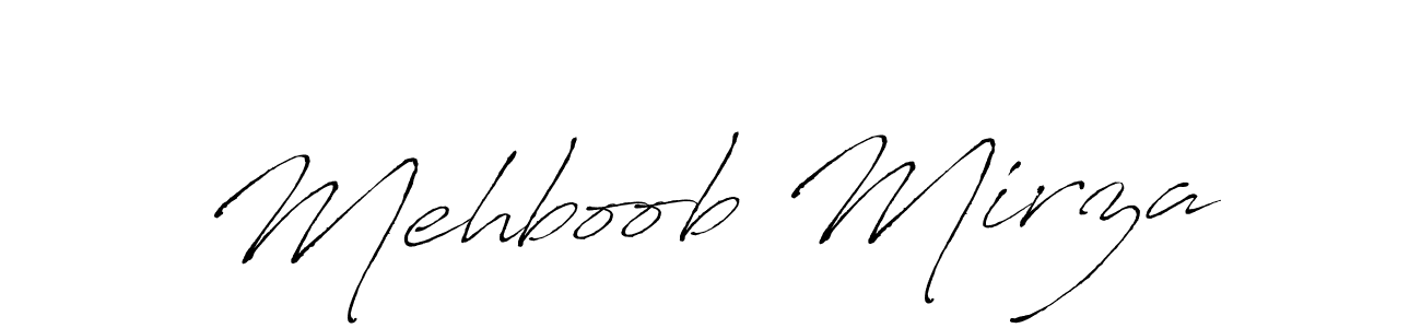 Use a signature maker to create a handwritten signature online. With this signature software, you can design (Antro_Vectra) your own signature for name Mehboob Mirza. Mehboob Mirza signature style 6 images and pictures png