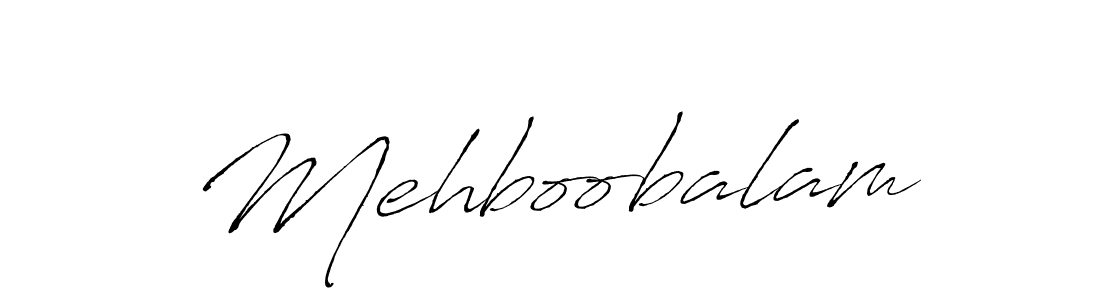 Make a beautiful signature design for name Mehboobalam. With this signature (Antro_Vectra) style, you can create a handwritten signature for free. Mehboobalam signature style 6 images and pictures png