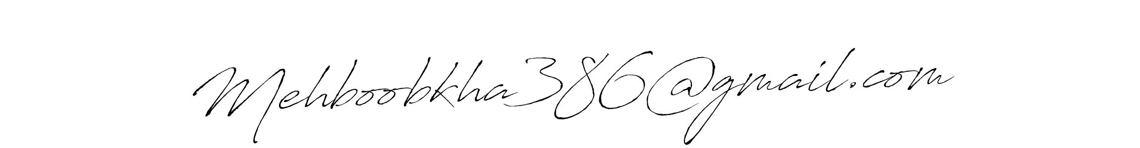 Use a signature maker to create a handwritten signature online. With this signature software, you can design (Antro_Vectra) your own signature for name Mehboobkha386@gmail.com. Mehboobkha386@gmail.com signature style 6 images and pictures png