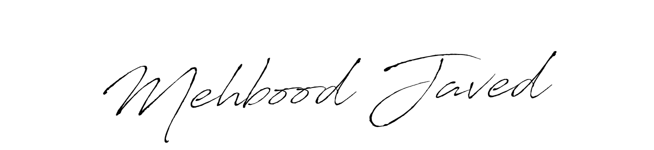 Mehbood Javed stylish signature style. Best Handwritten Sign (Antro_Vectra) for my name. Handwritten Signature Collection Ideas for my name Mehbood Javed. Mehbood Javed signature style 6 images and pictures png