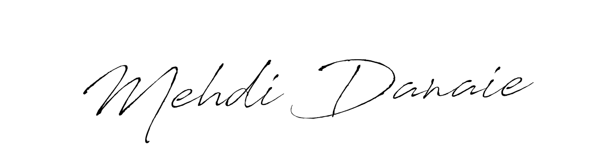 Mehdi Danaie stylish signature style. Best Handwritten Sign (Antro_Vectra) for my name. Handwritten Signature Collection Ideas for my name Mehdi Danaie. Mehdi Danaie signature style 6 images and pictures png