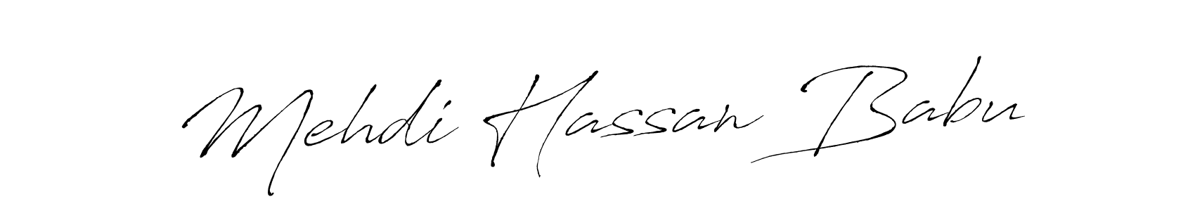 How to make Mehdi Hassan Babu signature? Antro_Vectra is a professional autograph style. Create handwritten signature for Mehdi Hassan Babu name. Mehdi Hassan Babu signature style 6 images and pictures png