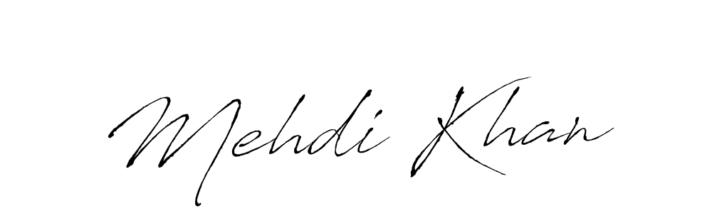 Mehdi Khan stylish signature style. Best Handwritten Sign (Antro_Vectra) for my name. Handwritten Signature Collection Ideas for my name Mehdi Khan. Mehdi Khan signature style 6 images and pictures png