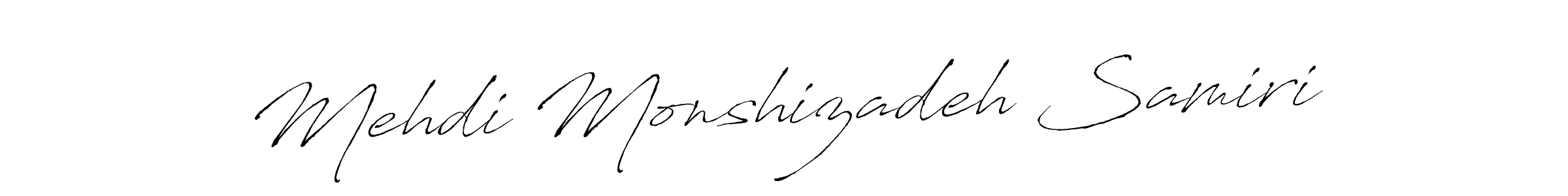 Use a signature maker to create a handwritten signature online. With this signature software, you can design (Antro_Vectra) your own signature for name Mehdi Monshizadeh Samiri. Mehdi Monshizadeh Samiri signature style 6 images and pictures png