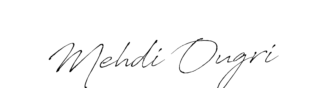 Make a beautiful signature design for name Mehdi Ougri. With this signature (Antro_Vectra) style, you can create a handwritten signature for free. Mehdi Ougri signature style 6 images and pictures png