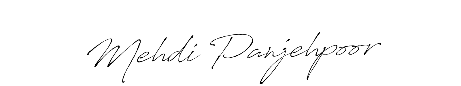 Use a signature maker to create a handwritten signature online. With this signature software, you can design (Antro_Vectra) your own signature for name Mehdi Panjehpoor. Mehdi Panjehpoor signature style 6 images and pictures png