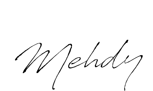 Use a signature maker to create a handwritten signature online. With this signature software, you can design (Antro_Vectra) your own signature for name Mehdy. Mehdy signature style 6 images and pictures png