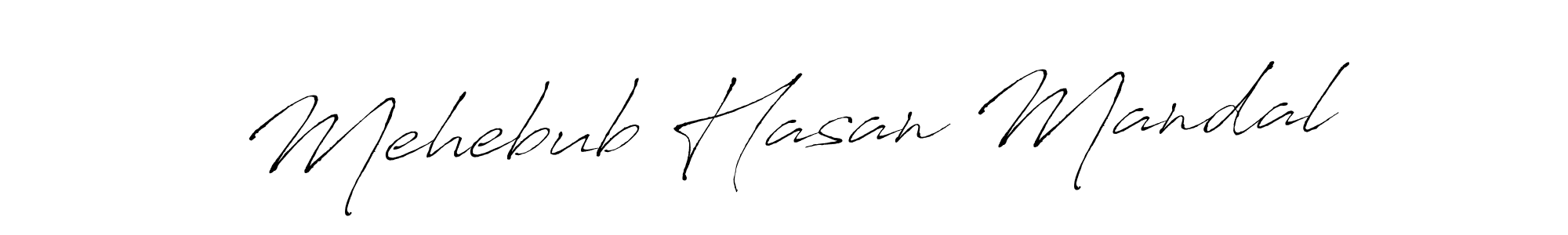 Use a signature maker to create a handwritten signature online. With this signature software, you can design (Antro_Vectra) your own signature for name Mehebub Hasan Mandal. Mehebub Hasan Mandal signature style 6 images and pictures png