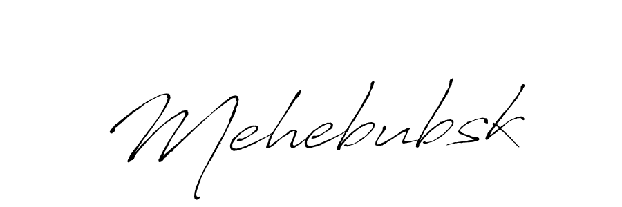 It looks lik you need a new signature style for name Mehebubsk. Design unique handwritten (Antro_Vectra) signature with our free signature maker in just a few clicks. Mehebubsk signature style 6 images and pictures png