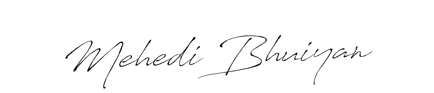 How to make Mehedi Bhuiyan name signature. Use Antro_Vectra style for creating short signs online. This is the latest handwritten sign. Mehedi Bhuiyan signature style 6 images and pictures png