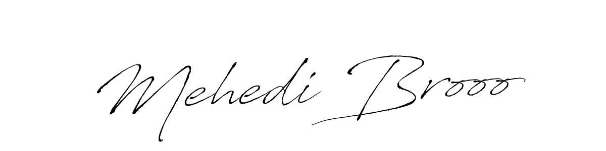 Antro_Vectra is a professional signature style that is perfect for those who want to add a touch of class to their signature. It is also a great choice for those who want to make their signature more unique. Get Mehedi Brooo name to fancy signature for free. Mehedi Brooo signature style 6 images and pictures png
