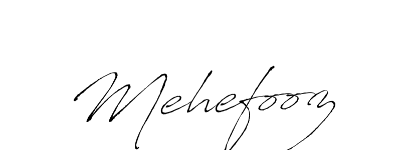 How to make Mehefooz name signature. Use Antro_Vectra style for creating short signs online. This is the latest handwritten sign. Mehefooz signature style 6 images and pictures png