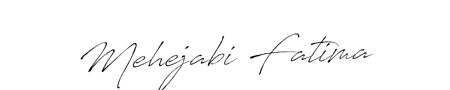 Antro_Vectra is a professional signature style that is perfect for those who want to add a touch of class to their signature. It is also a great choice for those who want to make their signature more unique. Get Mehejabi Fatima name to fancy signature for free. Mehejabi Fatima signature style 6 images and pictures png