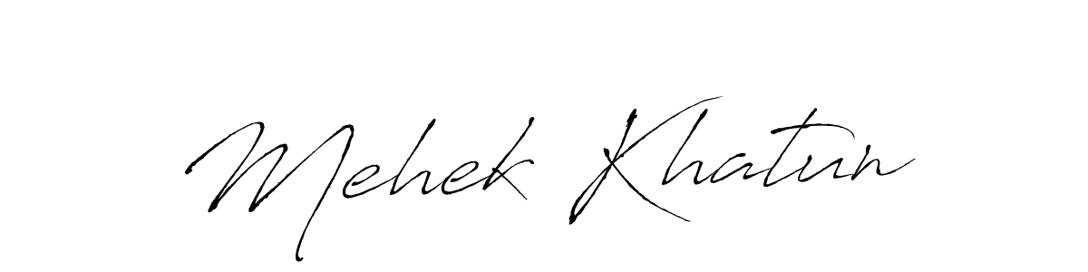 Similarly Antro_Vectra is the best handwritten signature design. Signature creator online .You can use it as an online autograph creator for name Mehek Khatun. Mehek Khatun signature style 6 images and pictures png