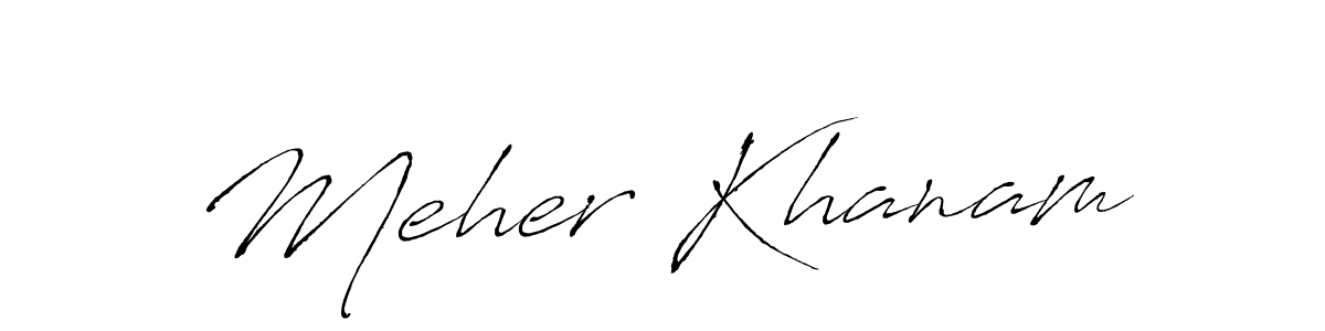 This is the best signature style for the Meher Khanam name. Also you like these signature font (Antro_Vectra). Mix name signature. Meher Khanam signature style 6 images and pictures png