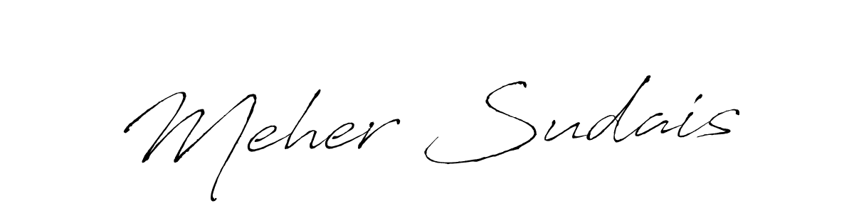 Similarly Antro_Vectra is the best handwritten signature design. Signature creator online .You can use it as an online autograph creator for name Meher Sudais. Meher Sudais signature style 6 images and pictures png