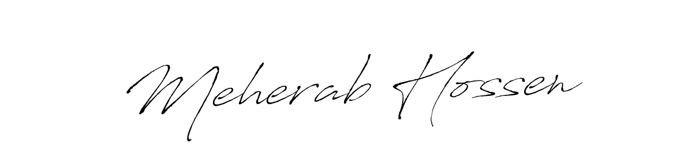 You can use this online signature creator to create a handwritten signature for the name Meherab Hossen. This is the best online autograph maker. Meherab Hossen signature style 6 images and pictures png
