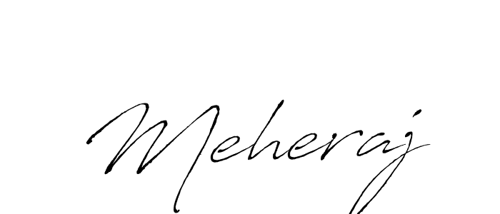 Create a beautiful signature design for name Meheraj. With this signature (Antro_Vectra) fonts, you can make a handwritten signature for free. Meheraj signature style 6 images and pictures png