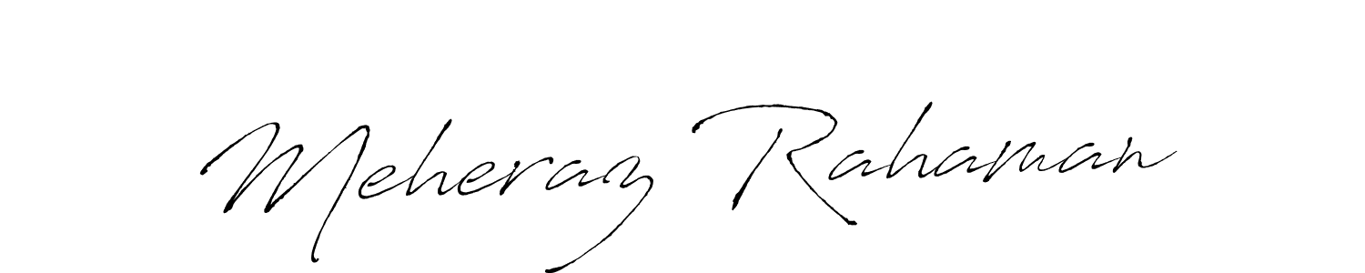 Antro_Vectra is a professional signature style that is perfect for those who want to add a touch of class to their signature. It is also a great choice for those who want to make their signature more unique. Get Meheraz Rahaman name to fancy signature for free. Meheraz Rahaman signature style 6 images and pictures png