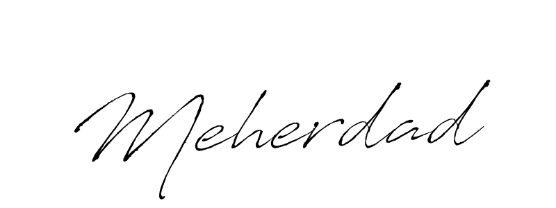 Design your own signature with our free online signature maker. With this signature software, you can create a handwritten (Antro_Vectra) signature for name Meherdad. Meherdad signature style 6 images and pictures png