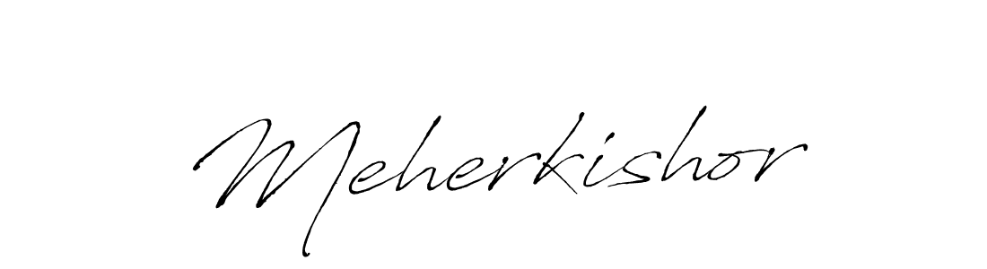 Meherkishor stylish signature style. Best Handwritten Sign (Antro_Vectra) for my name. Handwritten Signature Collection Ideas for my name Meherkishor. Meherkishor signature style 6 images and pictures png