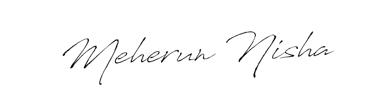 You should practise on your own different ways (Antro_Vectra) to write your name (Meherun Nisha) in signature. don't let someone else do it for you. Meherun Nisha signature style 6 images and pictures png