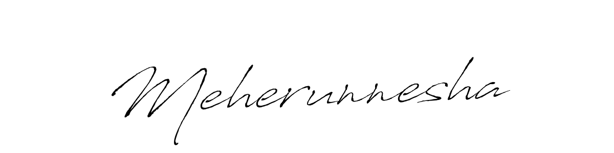 if you are searching for the best signature style for your name Meherunnesha. so please give up your signature search. here we have designed multiple signature styles  using Antro_Vectra. Meherunnesha signature style 6 images and pictures png