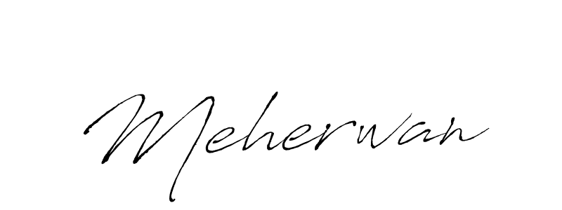 Create a beautiful signature design for name Meherwan. With this signature (Antro_Vectra) fonts, you can make a handwritten signature for free. Meherwan signature style 6 images and pictures png