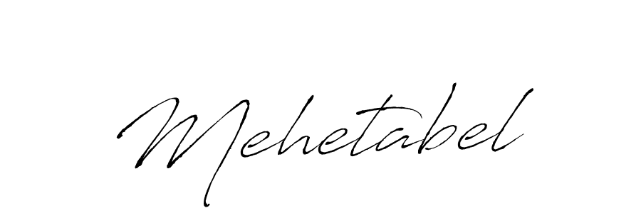 The best way (Antro_Vectra) to make a short signature is to pick only two or three words in your name. The name Mehetabel include a total of six letters. For converting this name. Mehetabel signature style 6 images and pictures png