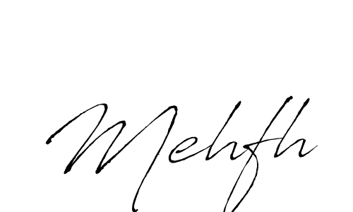 Design your own signature with our free online signature maker. With this signature software, you can create a handwritten (Antro_Vectra) signature for name Mehfh. Mehfh signature style 6 images and pictures png