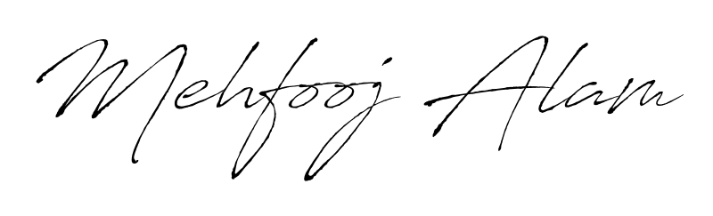 The best way (Antro_Vectra) to make a short signature is to pick only two or three words in your name. For converting this name Mehfooj Alam. Mehfooj Alam signature style 6 images and pictures png