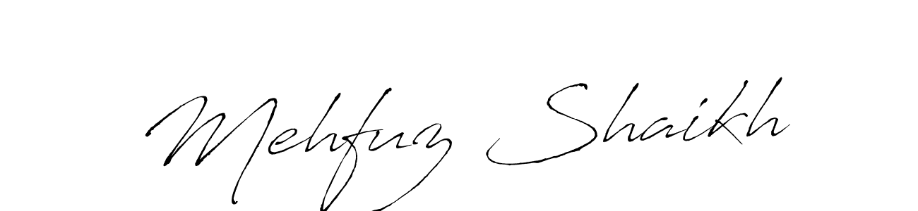You should practise on your own different ways (Antro_Vectra) to write your name (Mehfuz Shaikh) in signature. don't let someone else do it for you. Mehfuz Shaikh signature style 6 images and pictures png