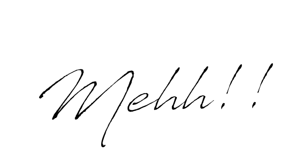 Similarly Antro_Vectra is the best handwritten signature design. Signature creator online .You can use it as an online autograph creator for name Mehh!!. Mehh!! signature style 6 images and pictures png