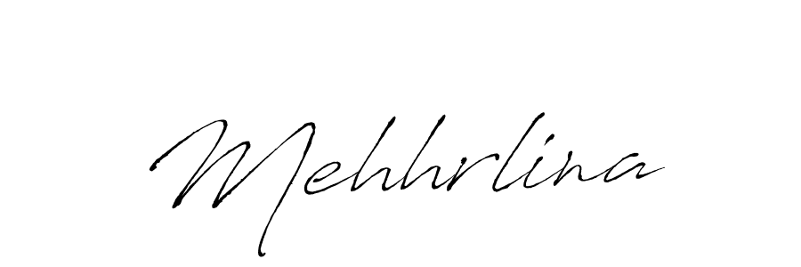 Mehhrlina stylish signature style. Best Handwritten Sign (Antro_Vectra) for my name. Handwritten Signature Collection Ideas for my name Mehhrlina. Mehhrlina signature style 6 images and pictures png