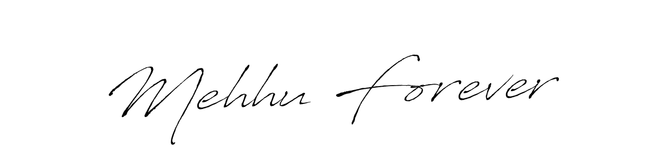 Design your own signature with our free online signature maker. With this signature software, you can create a handwritten (Antro_Vectra) signature for name Mehhu Forever. Mehhu Forever signature style 6 images and pictures png