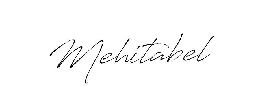 Design your own signature with our free online signature maker. With this signature software, you can create a handwritten (Antro_Vectra) signature for name Mehitabel. Mehitabel signature style 6 images and pictures png