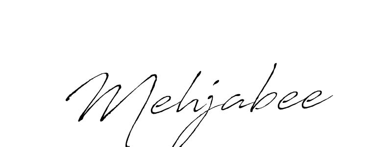 Also we have Mehjabee name is the best signature style. Create professional handwritten signature collection using Antro_Vectra autograph style. Mehjabee signature style 6 images and pictures png