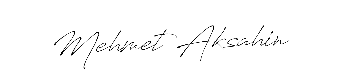 Design your own signature with our free online signature maker. With this signature software, you can create a handwritten (Antro_Vectra) signature for name Mehmet Aksahin. Mehmet Aksahin signature style 6 images and pictures png