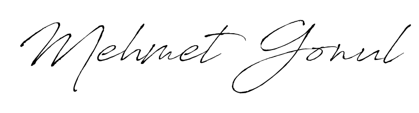 Explore multiple handwriting variations for Mehmet Gonul including this stunning Antro_Vectra design. Free to use across all platforms. Mehmet Gonul signature style 6 images and pictures png