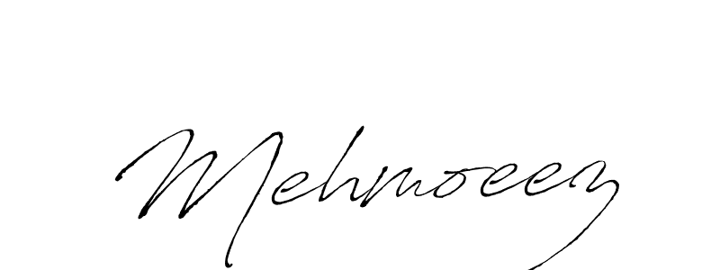Make a beautiful signature design for name Mehmoeez. With this signature (Antro_Vectra) style, you can create a handwritten signature for free. Mehmoeez signature style 6 images and pictures png