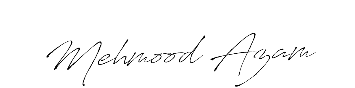 Make a beautiful signature design for name Mehmood Azam. Use this online signature maker to create a handwritten signature for free. Mehmood Azam signature style 6 images and pictures png