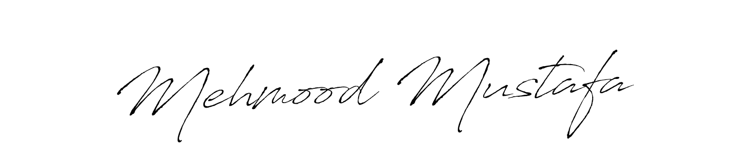 How to make Mehmood Mustafa name signature. Use Antro_Vectra style for creating short signs online. This is the latest handwritten sign. Mehmood Mustafa signature style 6 images and pictures png